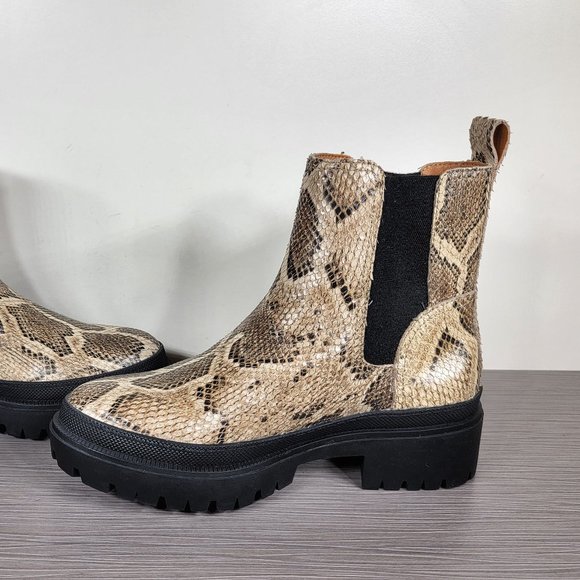Lucky Brand Emali Chelsea Boot, Snake Print - Picture 6 of 9